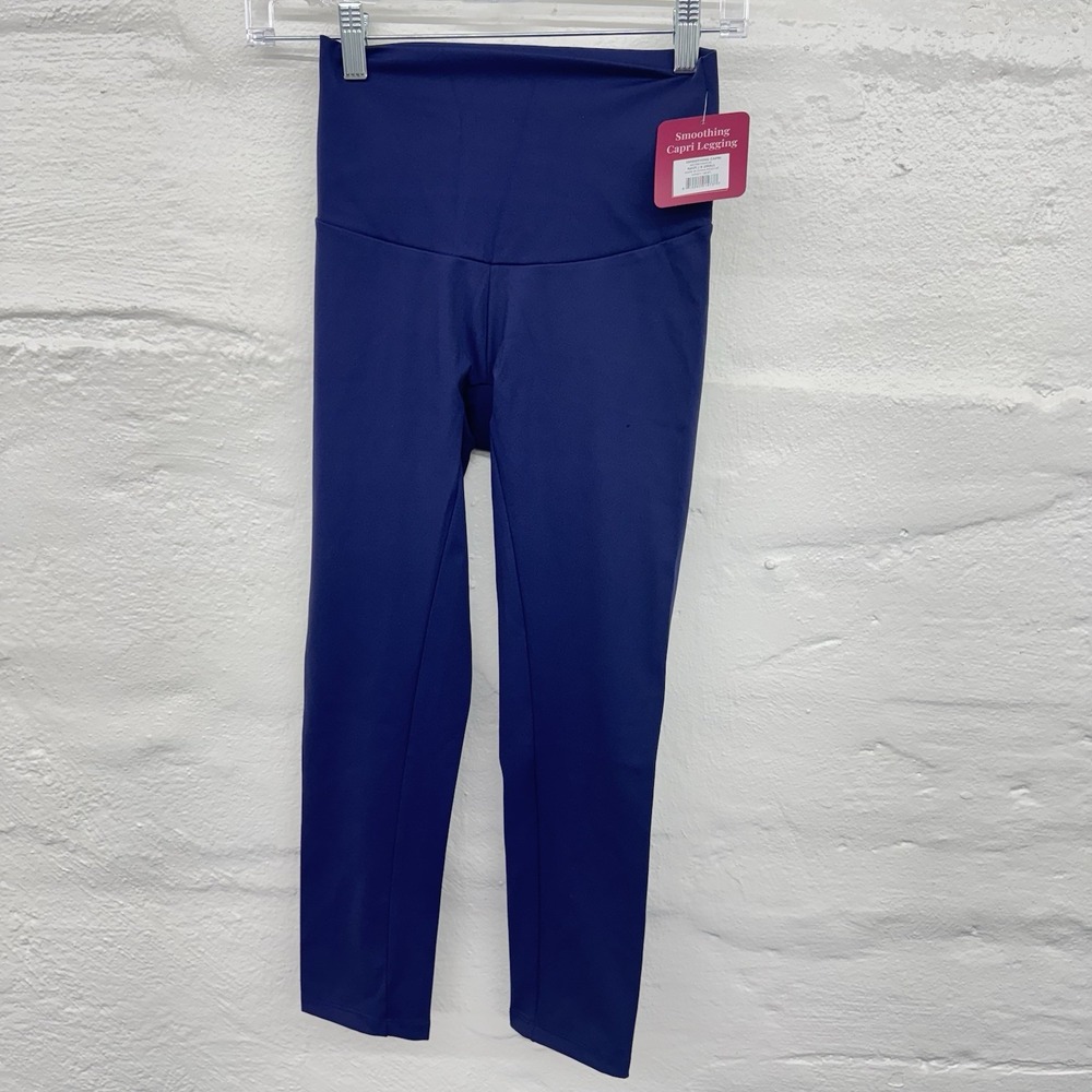 Anti x Proof Smoothing Capri Leggings Navy  Blue Size Xtra‎ Small NEW
